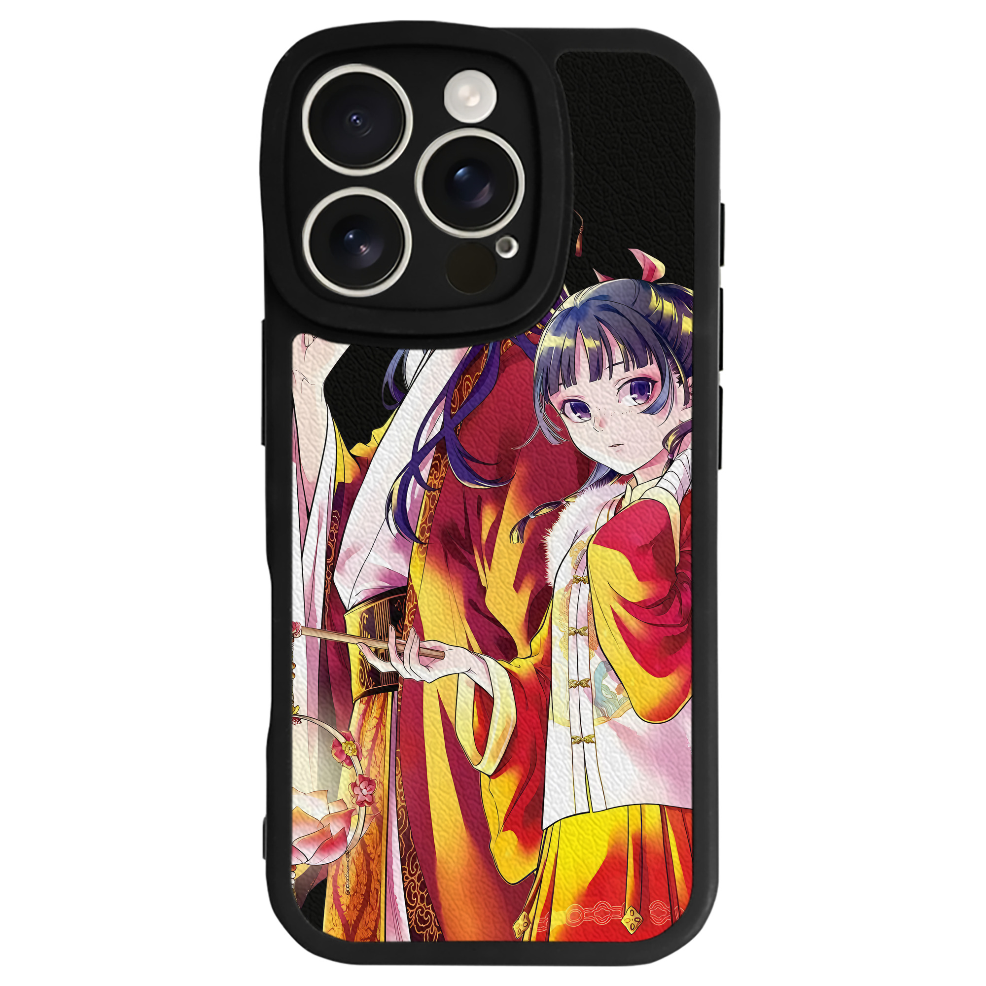 （画像用） 薬屋のひとりごと The Apothecary Diaries 【iPhone 16シリーズ対応】シリコンスマホケース（レザー調） 材質：シリコン